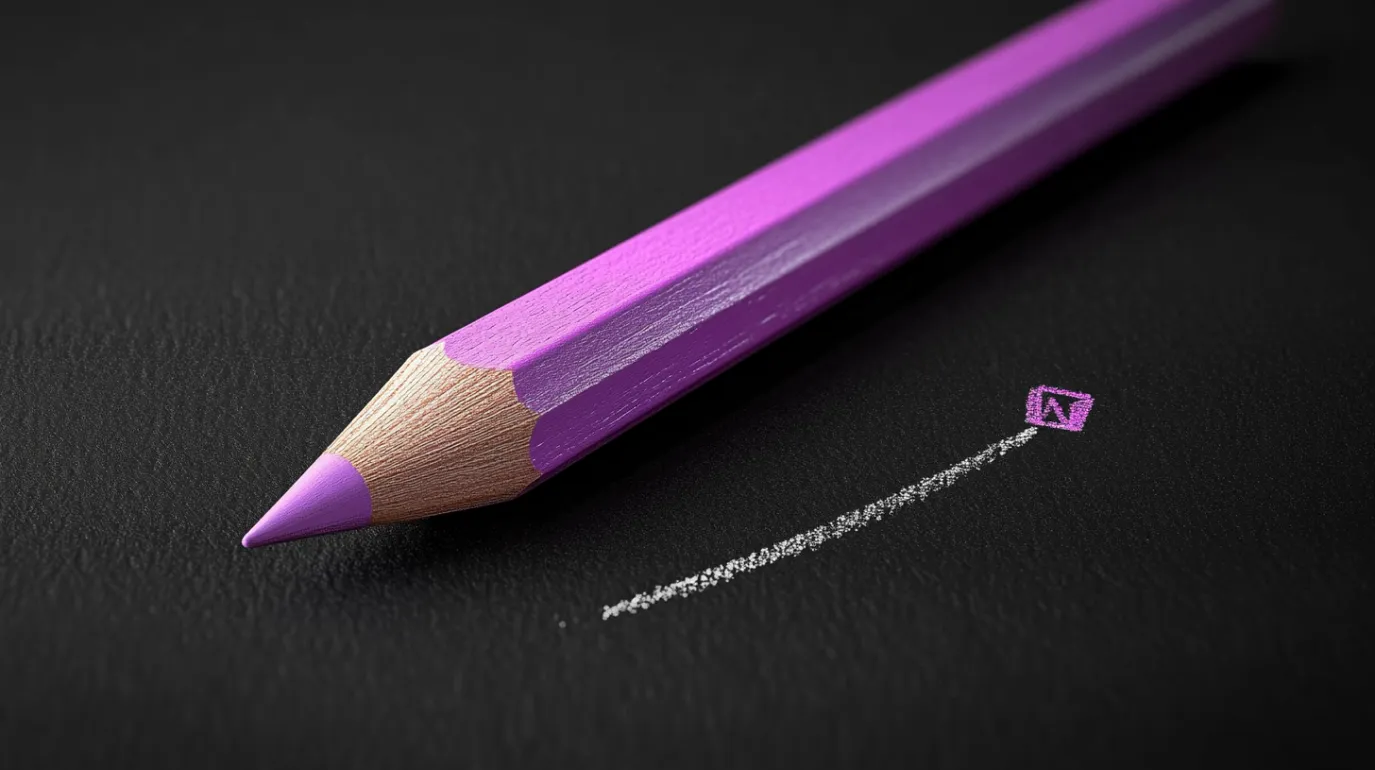 Pencil with a questionable stroke